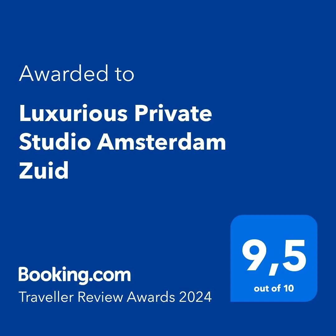 Luxurious Private Studio Amsterdam Zuid
