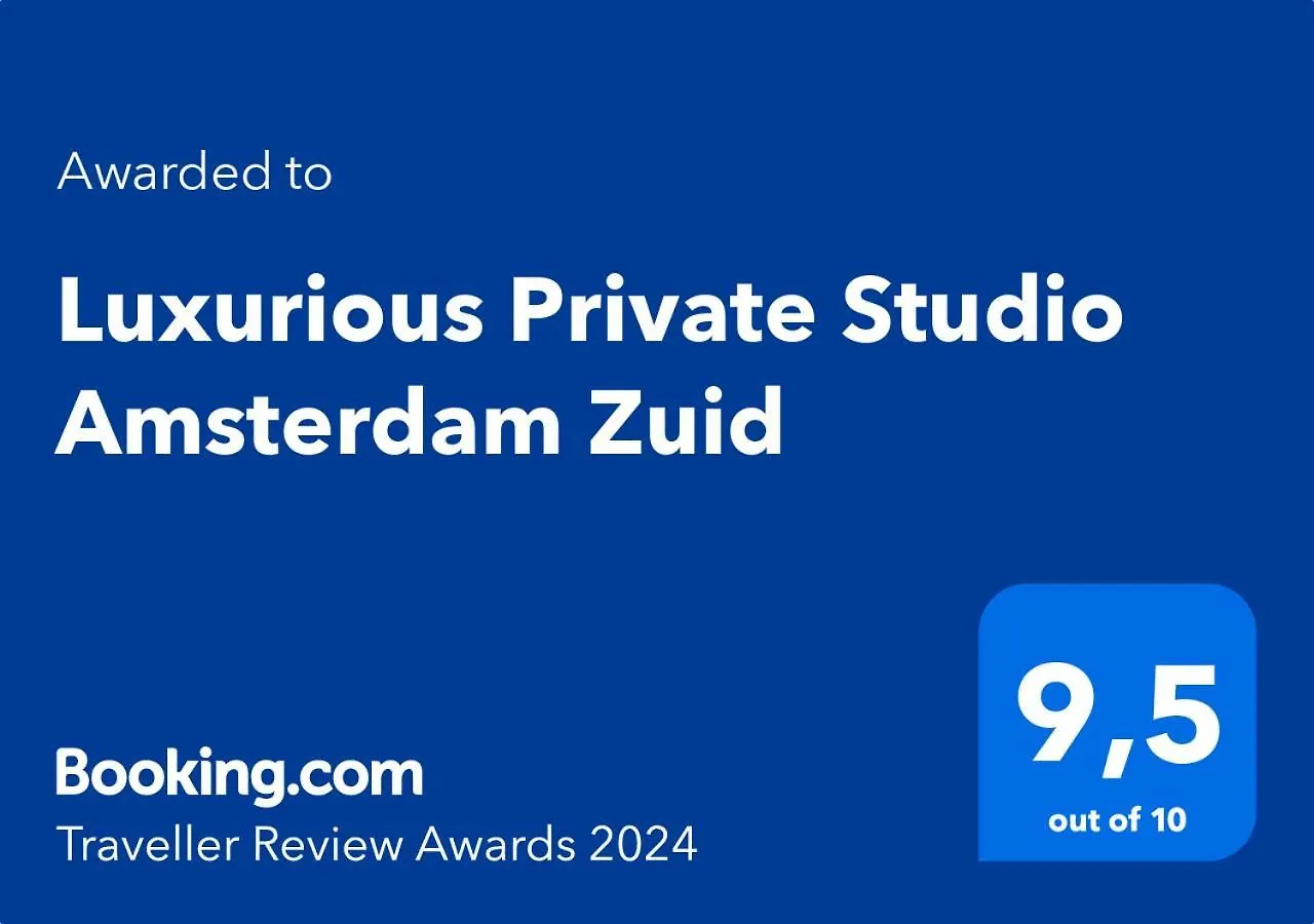 Apartment Luxurious Private Studio Amsterdam Zuid